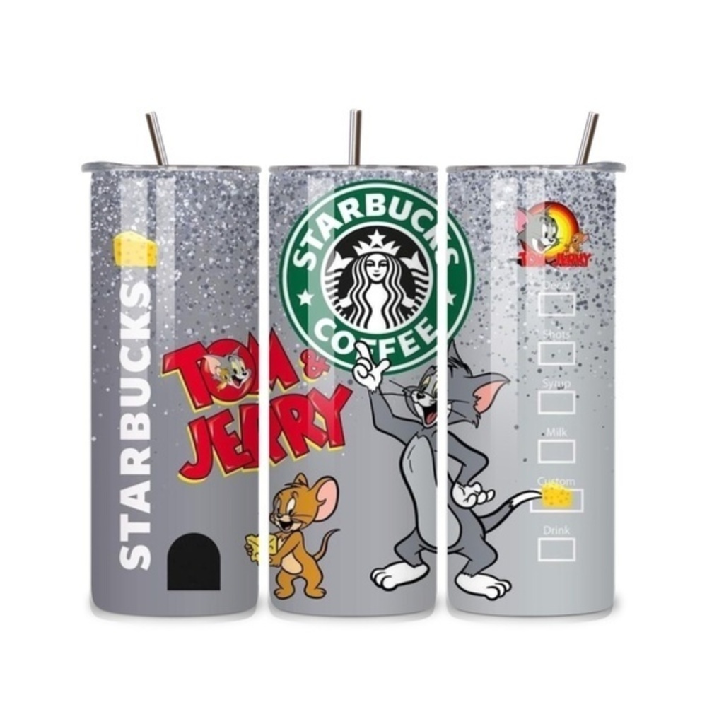 Tom and Jerry 20oz Stainless Steel Tumbler